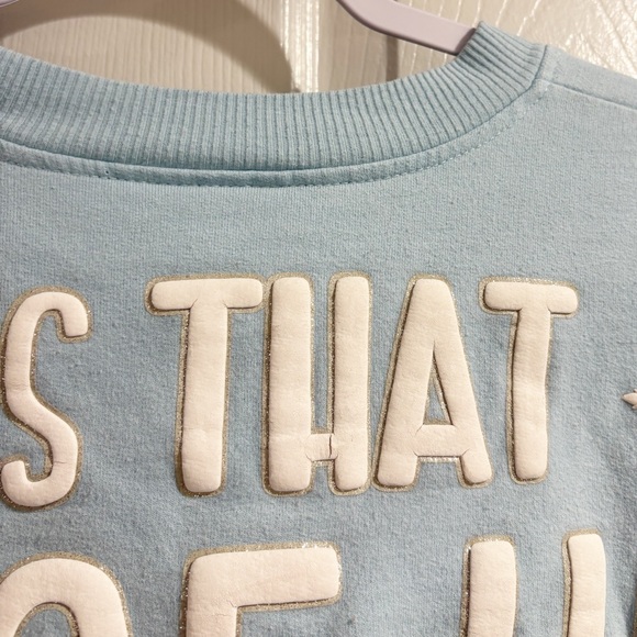 Disney Parks Olaf Festival of Holidays Fleece Spirit Jersey Blue/White Sz Medium - Picture 7 of 10